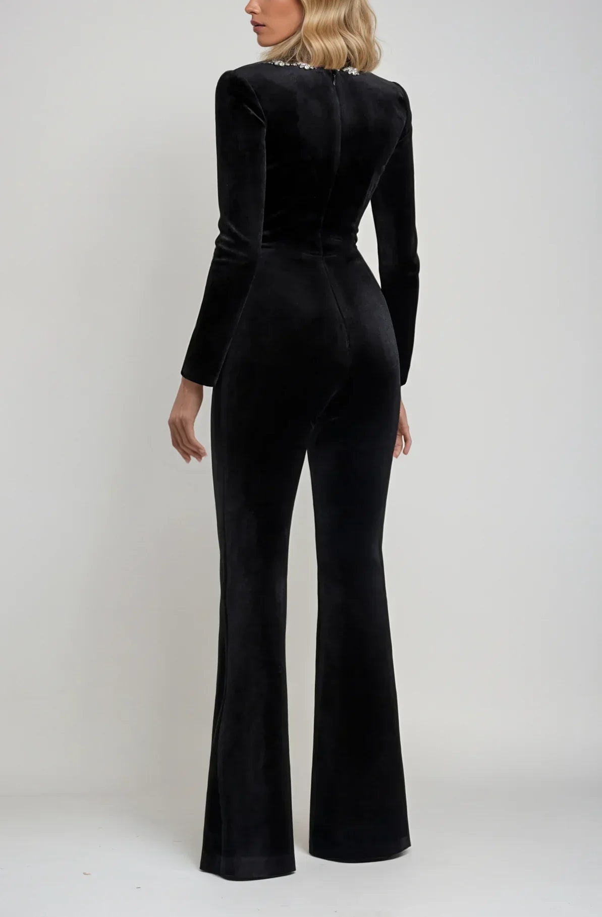 Valentina Samt-Jumpsuit