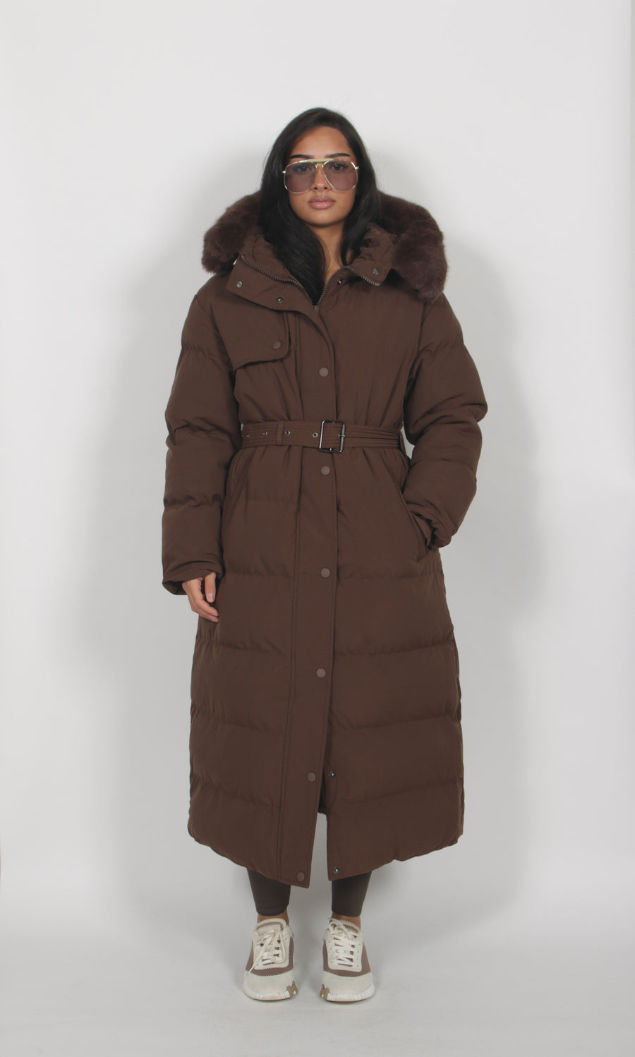 Emilia Braune Steppjacke