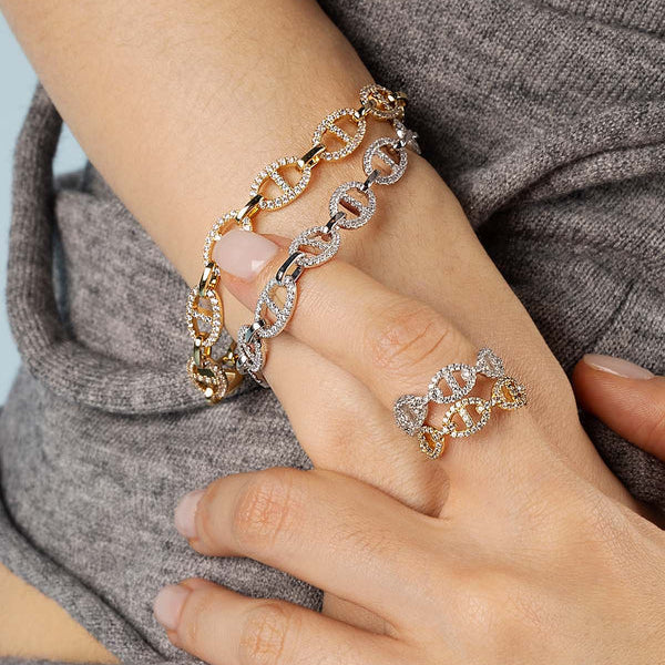 Isla Marina Armband in Weißgold