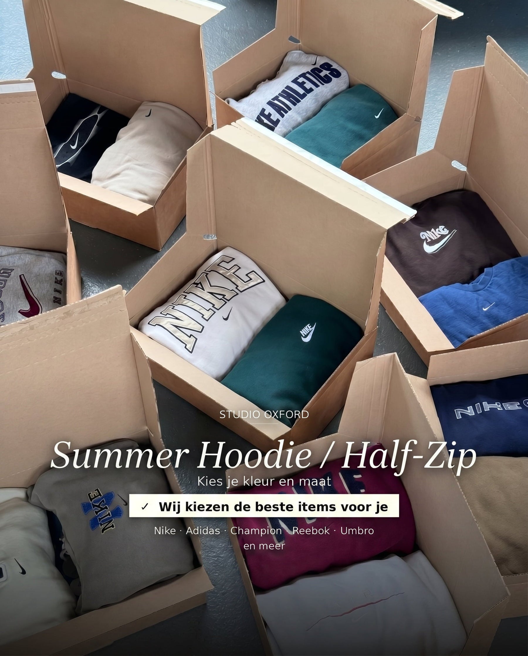 RL Vintage Mystery-Hoodie oder Half-Zip, exklusive Zusammenarbeit
