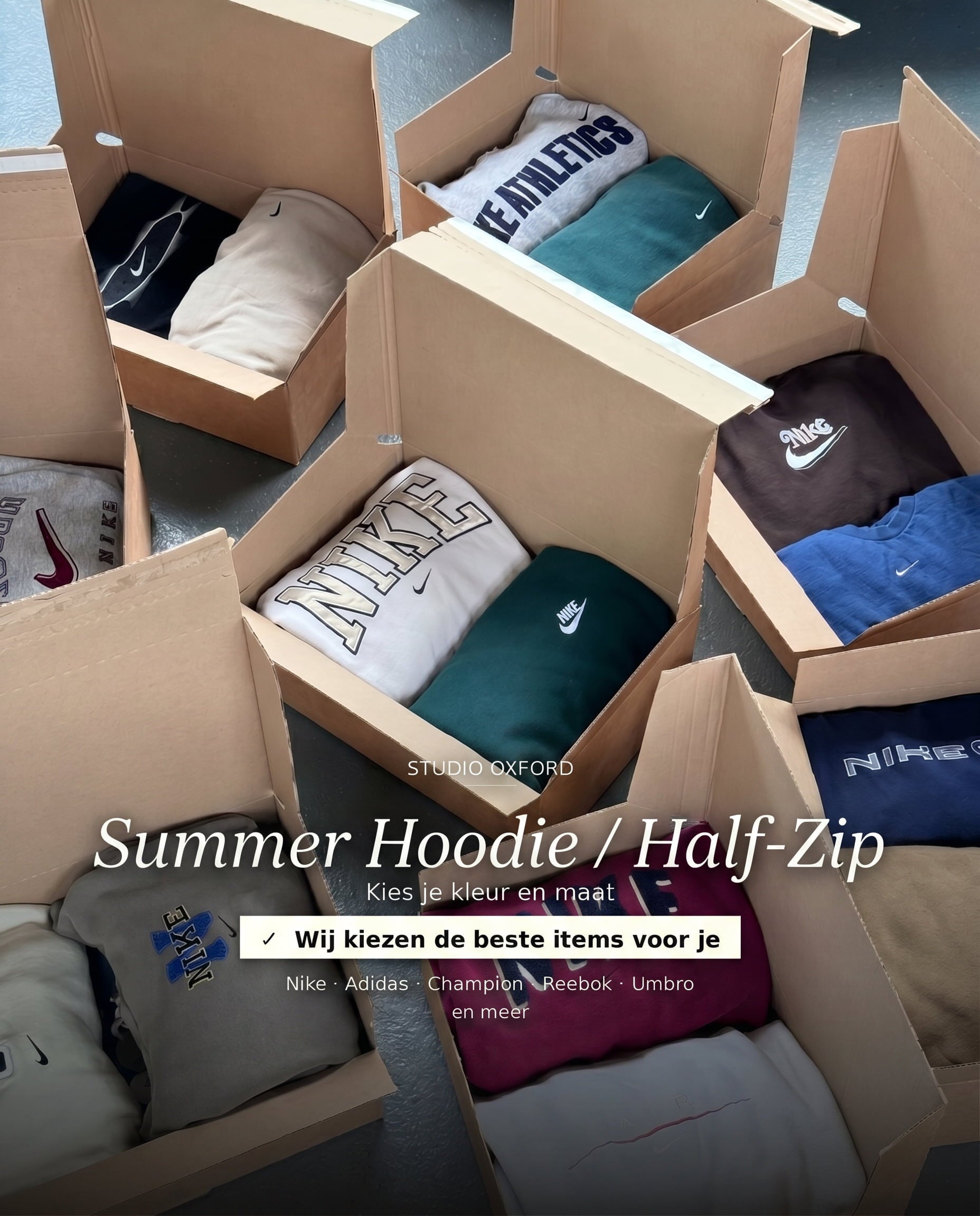 RL Vintage Mystery-Hoodie oder Half-Zip, exklusive Zusammenarbeit