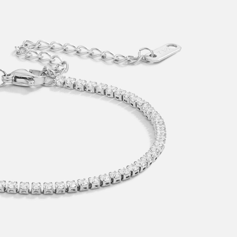 Cordelia Silbernes Tennisarmband