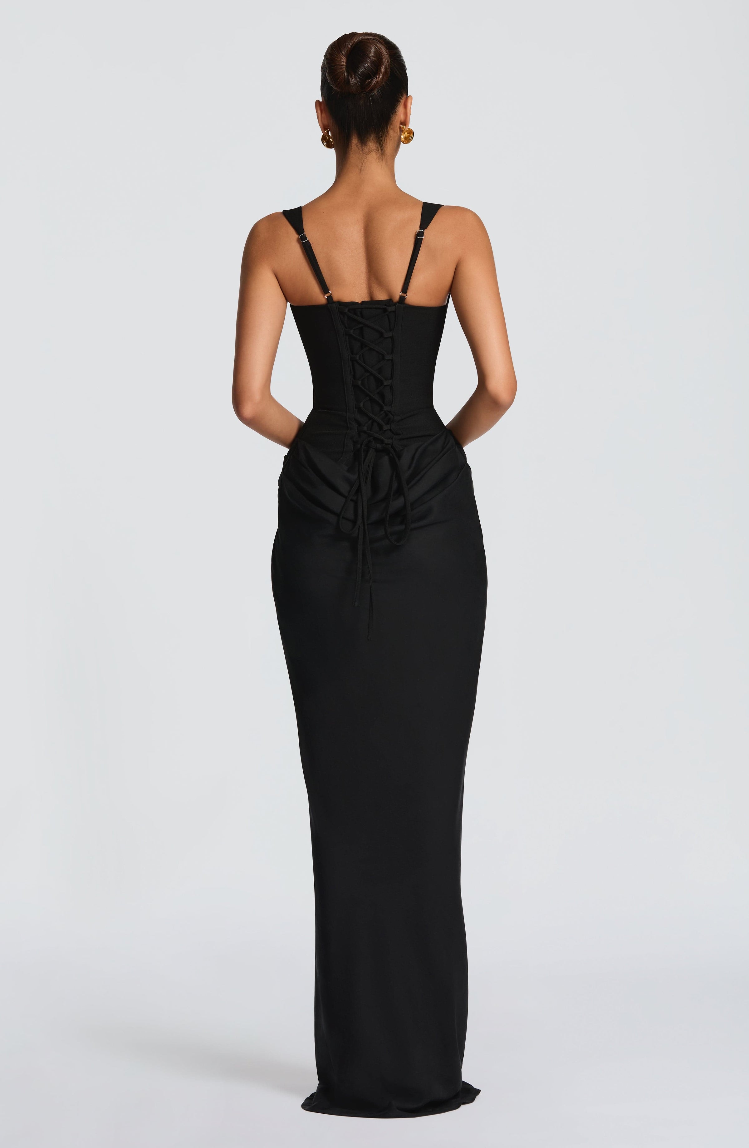 Indy Figurbetontes Maxikleid