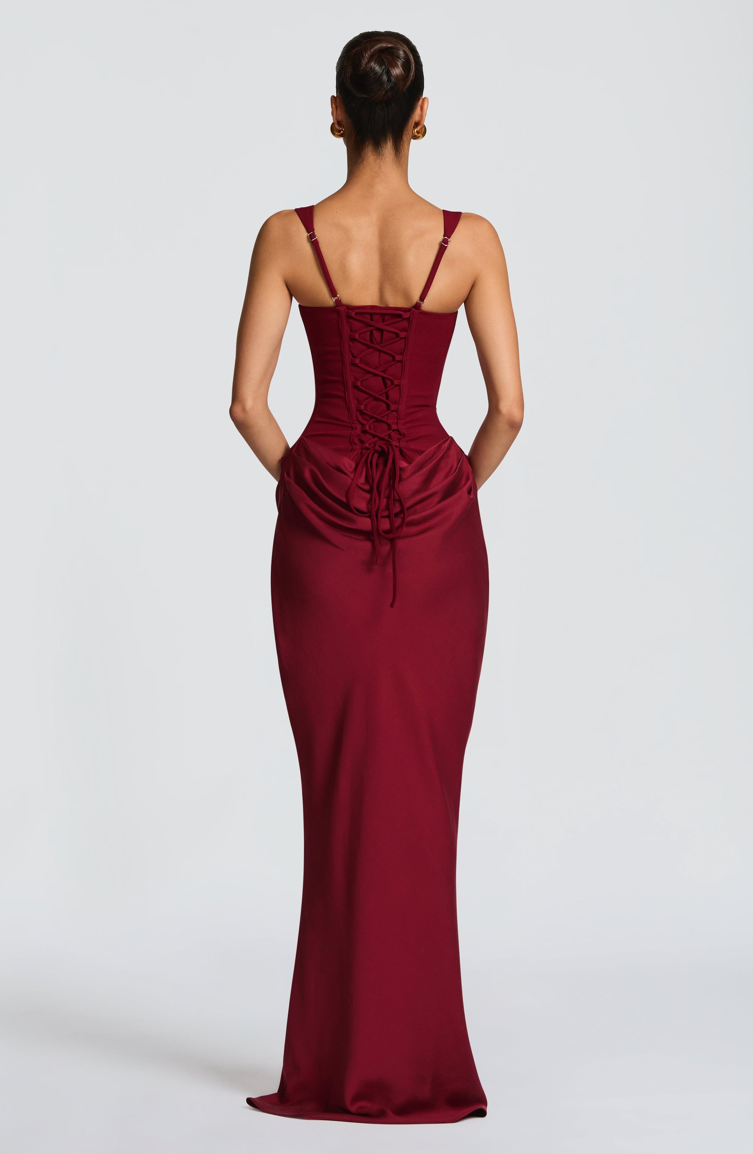 Indy Figurbetontes Maxikleid
