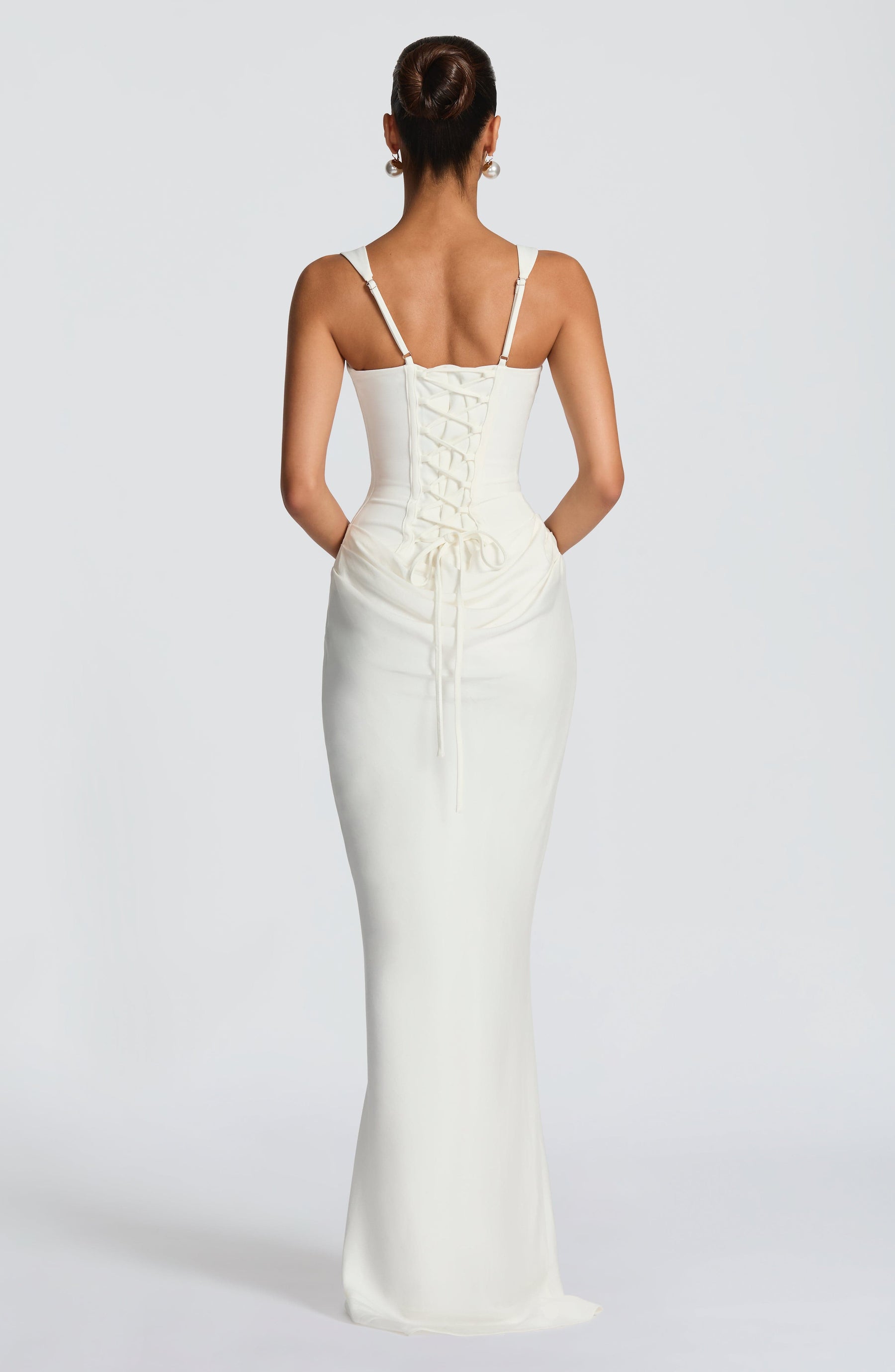 Indy Figurbetontes Maxikleid