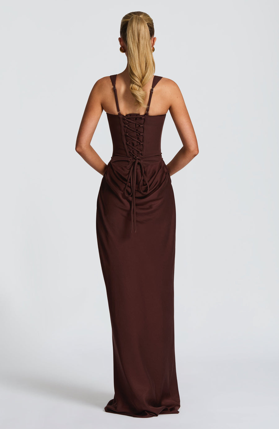 Indy Figurbetontes Maxikleid