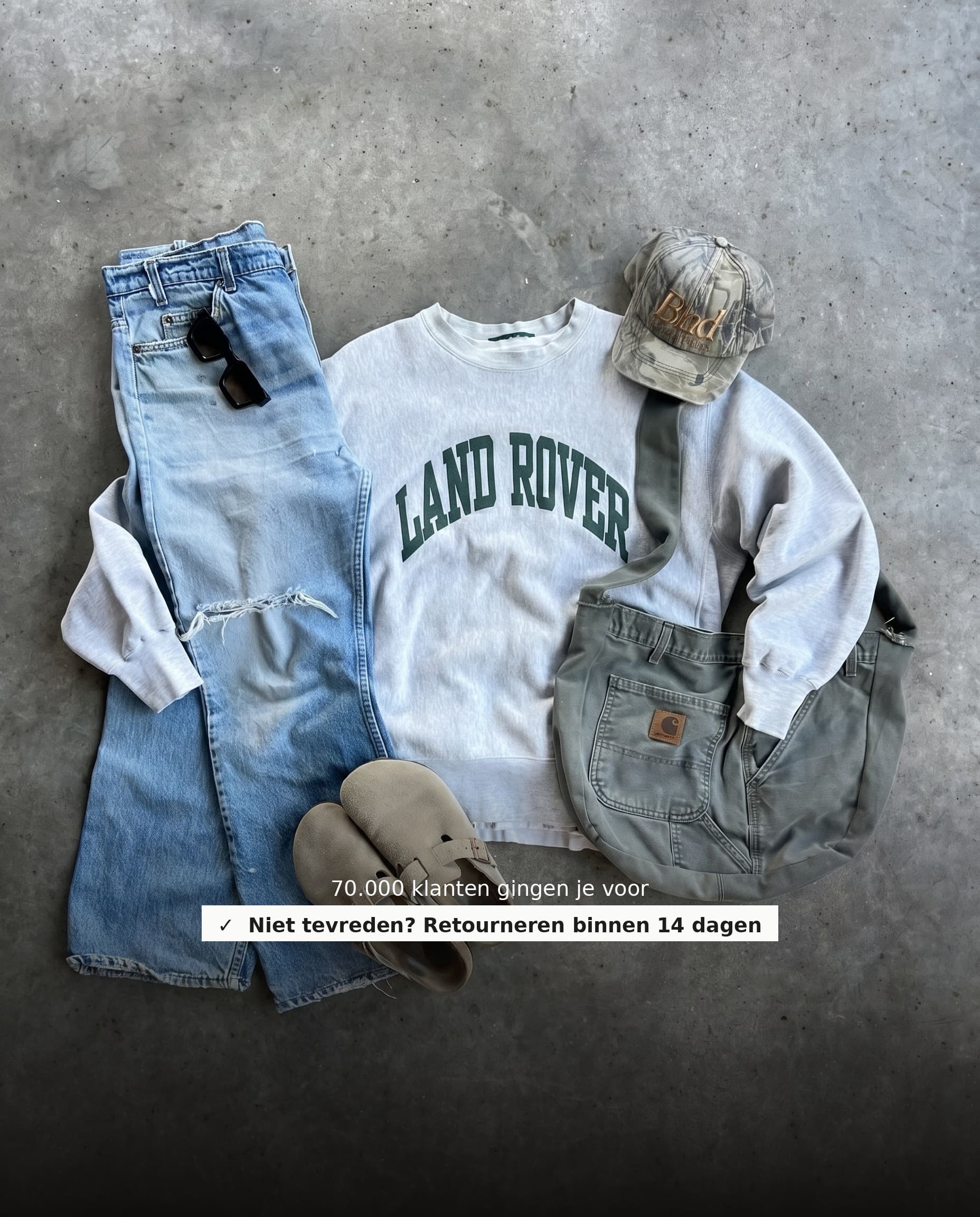 RL Vintage Mystery-Sweatshirt, exklusive Zusammenarbeit