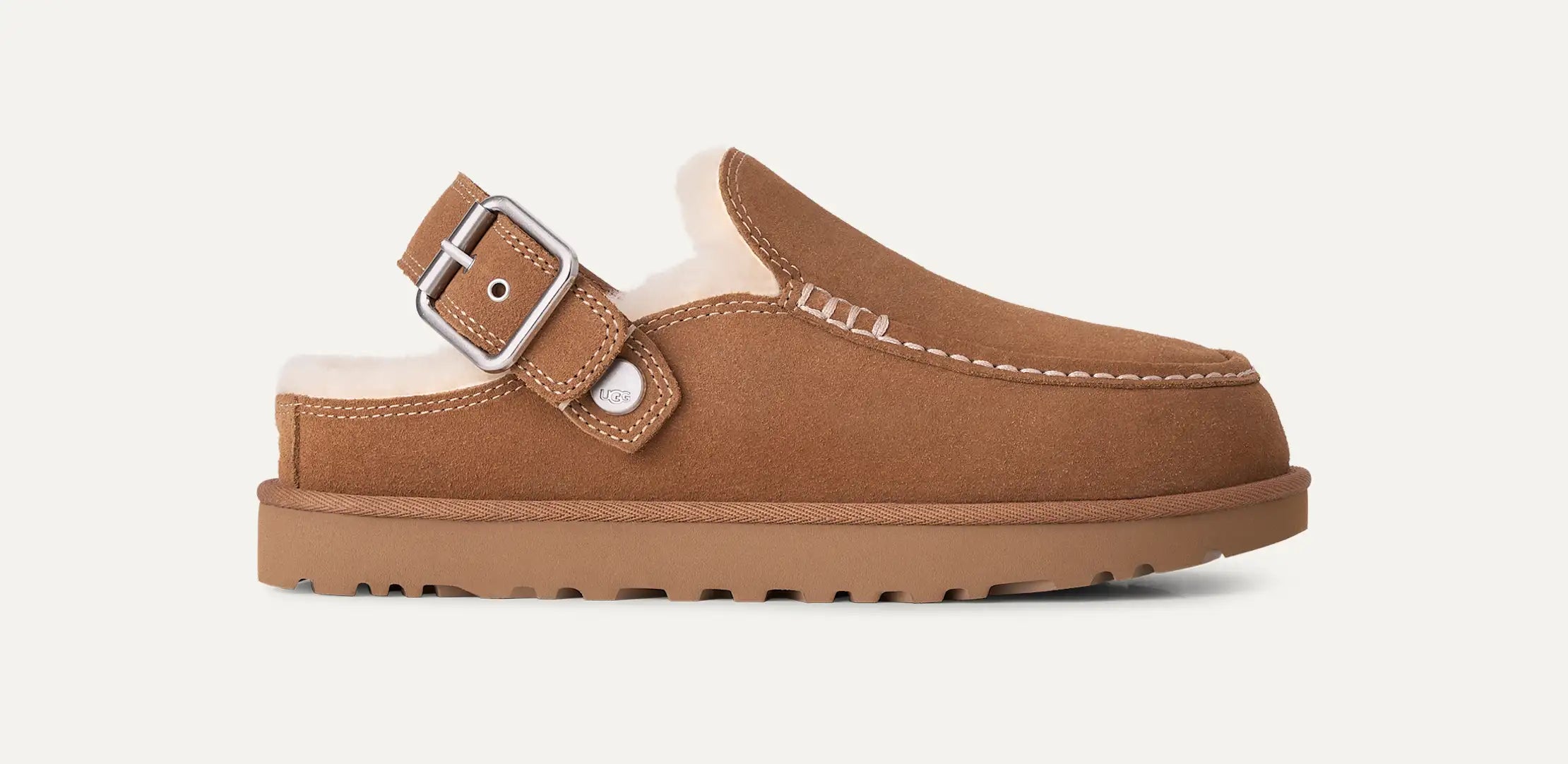 UGG Goldenstar Evelina Clog Chestnut, Ansicht 1