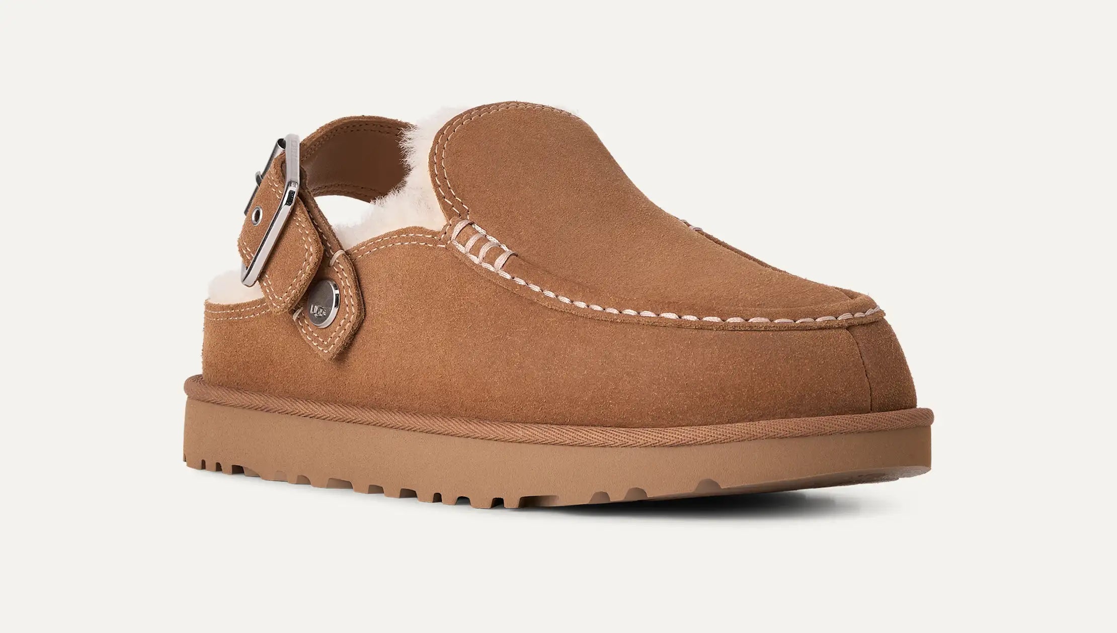 UGG Goldenstar Evelina Clog Chestnut, Ansicht 2