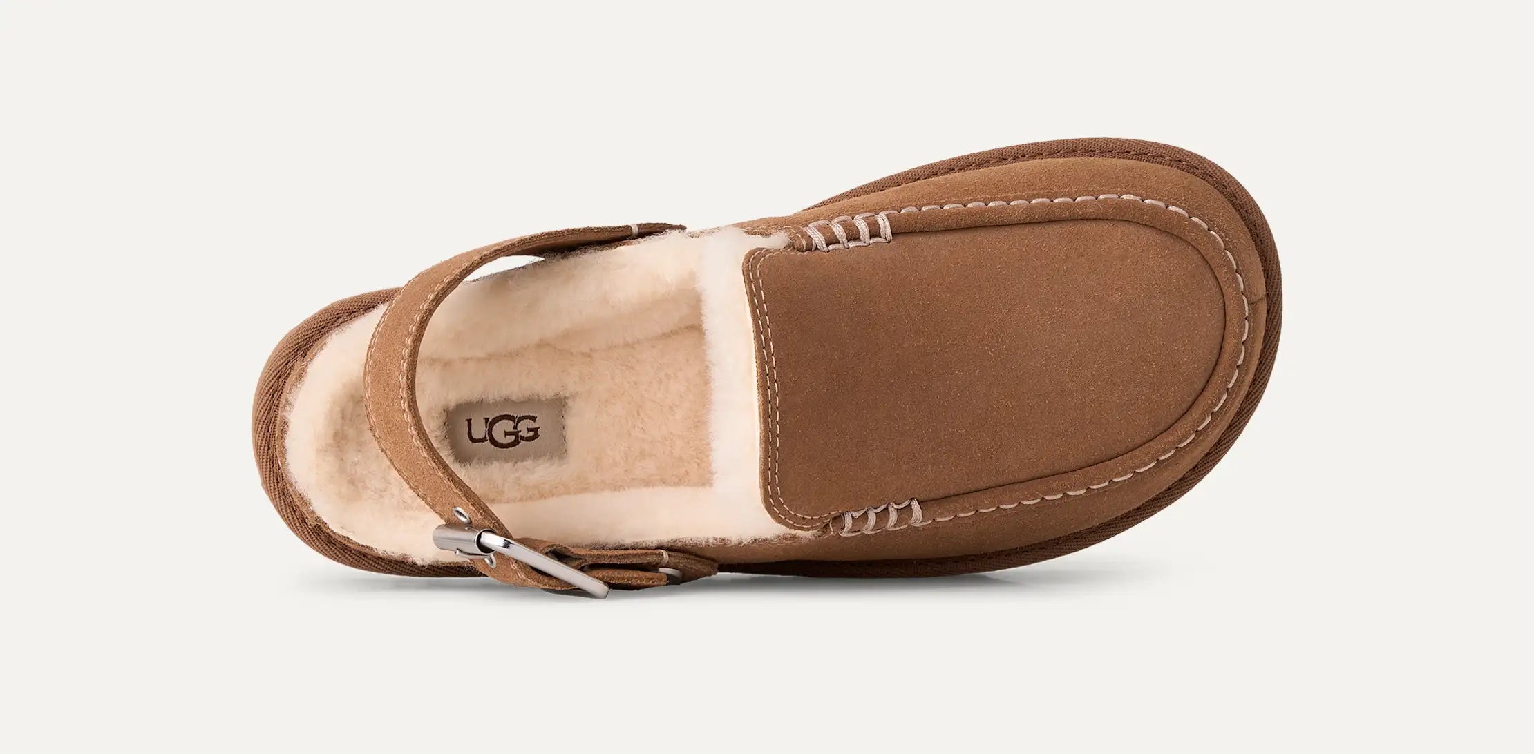 UGG Goldenstar Evelina Clog Chestnut, Ansicht 6