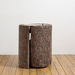 ZOVANO Leopard Schminktisch mit Hocker, Ansicht 7