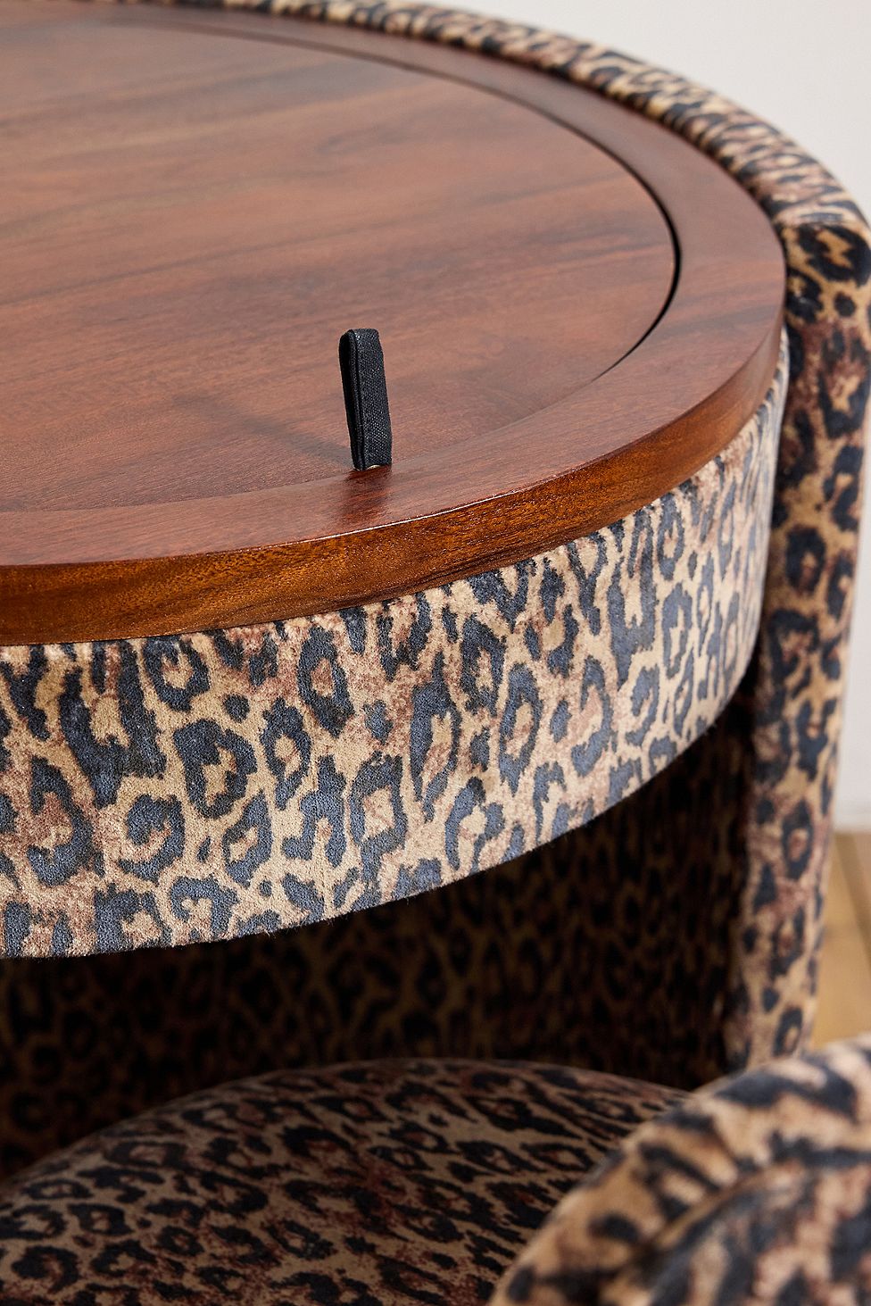 ZOVANO Leopard Schminktisch mit Hocker, Ansicht 8